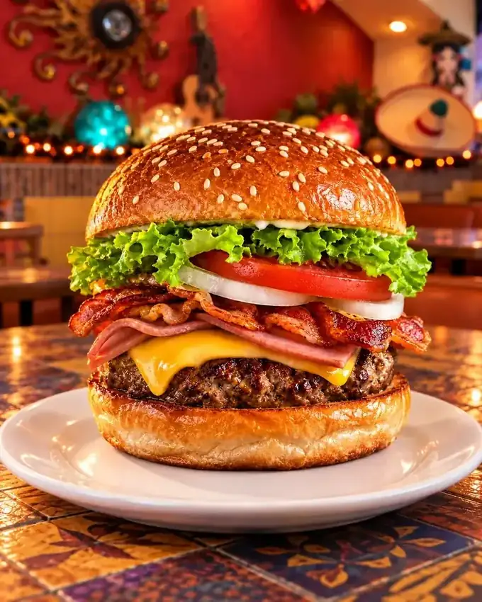 Smash Burger de La Parrilla Tap