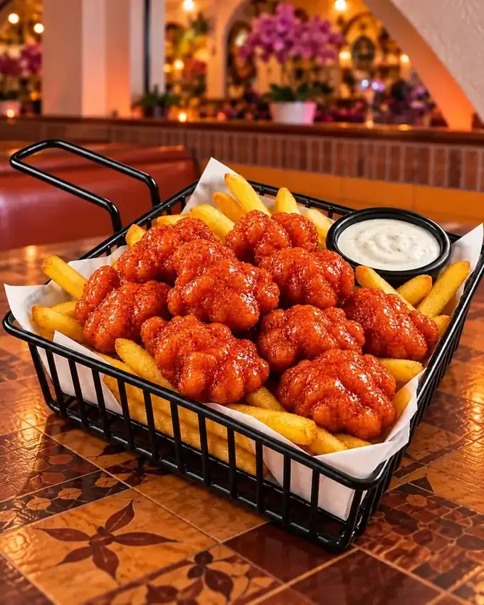 Boneless con papas de La Parrilla Tap